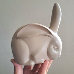 Vintage Handmade Art Deco Style 1920s Interpretation Sue Dawes Rabbit Sculpture